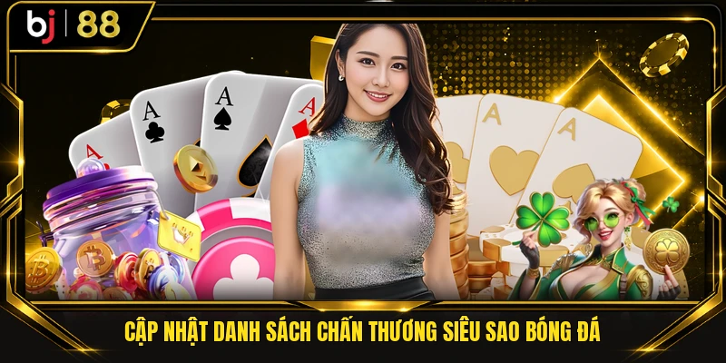 Cập nhật danh sách chấn thương siêu sao bóng đá